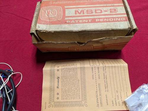 NOS Early 1970`s MSD-2 ignition control box 6032 Pro Stock Trans AM Nascar NHRA - Picture 7 of 10