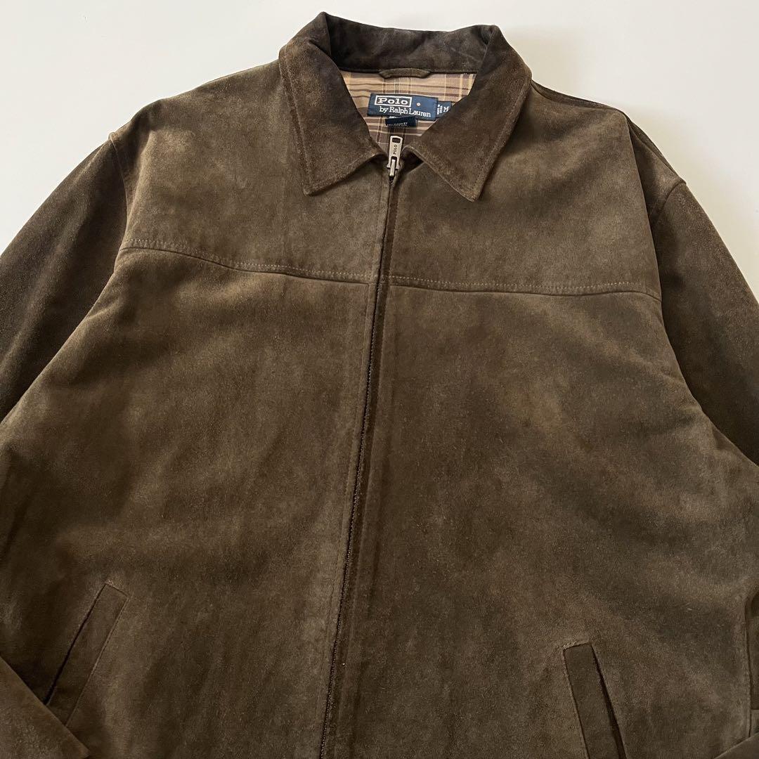 90S Ralph Lauren Leather Suede Jacket | eBay