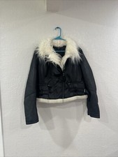 ANA Parka Jacket Faux Fur Trim Hood Women's Coat XL