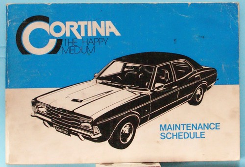 Ford Cortina TD Operation Manual/Maintenance Schedule-1977 - Foto 2 di 2