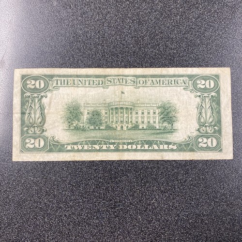 1934A US $20 FRN sello verde Nueva York en muy buen estado - Imagen 2 de 2