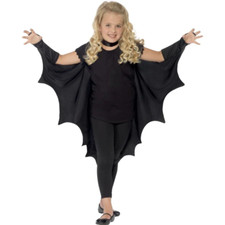 Vampire Bat Wings Children Unisex Fancy Dress Costume Accessory 4-12 Years