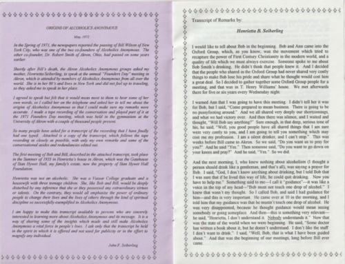 Origins of Alcoholics Anonymous, Dr. Bob's Home booklet - Picture 3 of 4