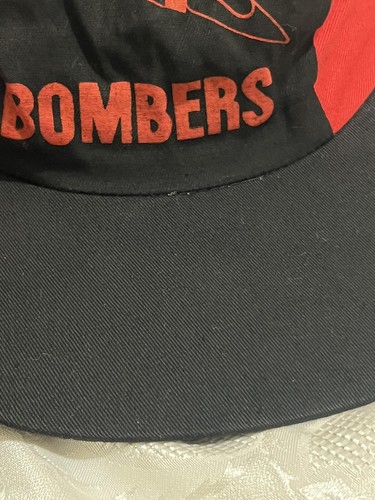 Essendon Football Club Mighty Bombers 1970s VFL AFL Hat Cap Vintage Jumper Rare - Picture 15 of 18