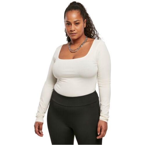 Urban Classics Ladies Organic Longsleeve Body Damen Einteiler Unterwäsche Jersey - Picture 6 of 53