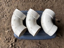 PVC 4" Schedule 40 Street 90 Degree QTY: 3