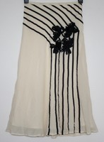 Coast Beautiful 100% Silk Chiffon Ribboned Skirt Size 8 With Tags Coast Beautiful 100% Silk Chiffon Ribboned Skirt Size 8 With Tags