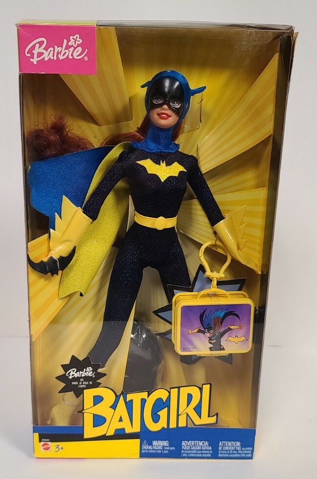 NIB 2003 Barbie as Batgirl Doll B5835 Mattel Warner Brothers DC