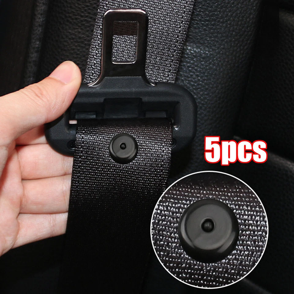 5x Clips Universales Tapón Cinturón Hebilla Botón Sujetador Seguridad Coche Accesorio Foto 2 de 4