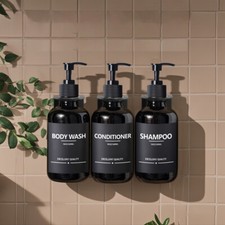 500ml Normal Soap Dispenser Label Plastic Pump Lotion Bottle Liquid Shampoo Jar