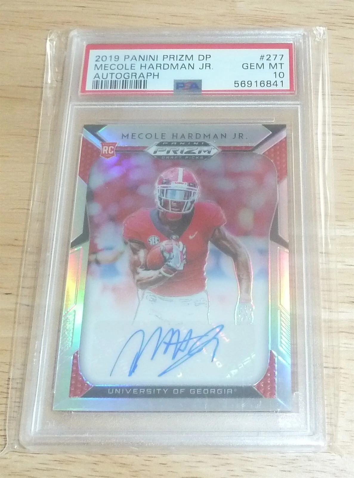 Mecole Hardman Panini Prizm Draft Picks #277 Autograph