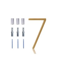Floating House Number Modern House Numbers 5 inch Zinc Alloy Home Address N:7