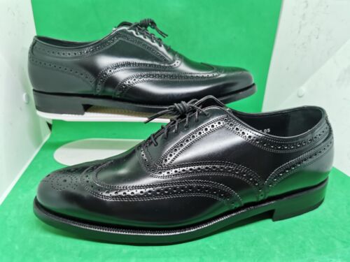Neu Florsheim Herren Lexington 20381 schwarz Leder Wingtip Kleid Schuh Größe 11 EEE - Bild 11 von 20