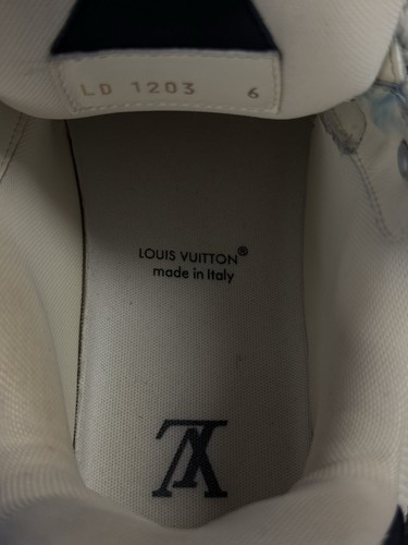 Louis Vuitton Entrenador de Skate 'Azul Blanco' Talla- 6LV 7US Para Hombres 100% Auténtico Con Caja - Imagen 15 de 18
