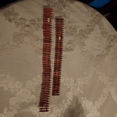 Vintage LEMAX Christmas Village Accessories Wired WOODEN FENCE