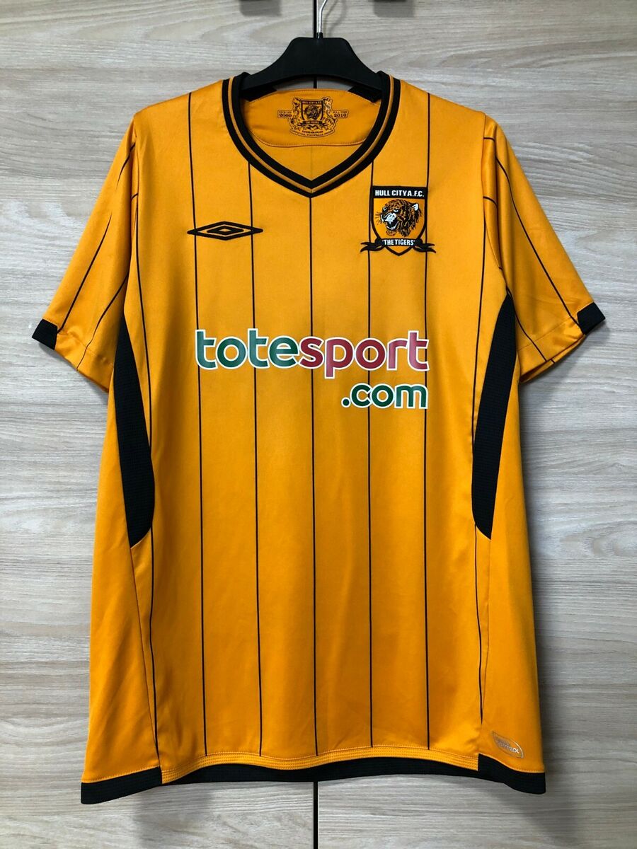 Hull City FC 2009-2010 Home Football Shirt Umbro Soccer Jersey Hull City FC 2009-2010 Home Football Shirt Umbro Soccer Jersey