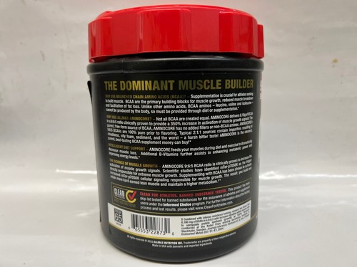 Allmax "AminoCore" BCAA (945gms) 90 Servings. Fruit Punch - Picture 3 of 3