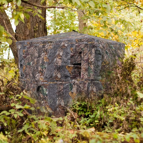 SUNYRISY 270° See Through Hunting Blind Ground Camouflage Pop Up Hunting Blind - Picture 7 of 7
