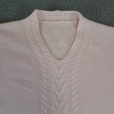 2024 Autumn/Winter Women Small Pink Cashmere Sweater Unbranded