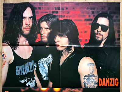 SELTEN! Poster: DANZIG von 1992 - 55 x 40 cm (22 x 16 Zoll) - BRANDNEU!