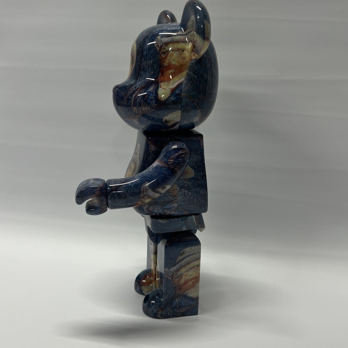 Bearbrick Van Gogh 400% Museum Self-Portrait With Grey Felt