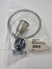 Moen YB8086SN Metal Mason Hand Towel Ring Satin Nickel