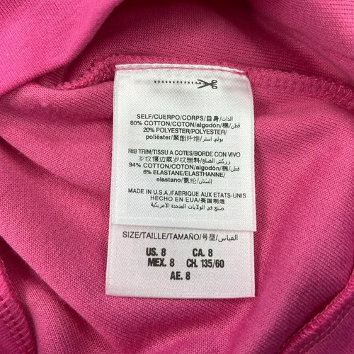 Juicy Couture Girls Pink Full Zip Hooded Jacket Size 8 Black Label Terry NWT - Picture 11 of 17