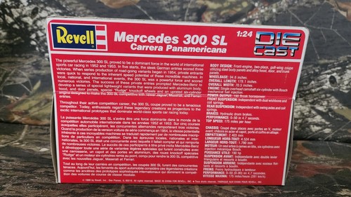 1/24 REVELL MERCEDES 300 SL CARRERA PANAMERICANA DIECAST METAL CAR GULL WING Z4 - Picture 4 of 6