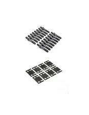 Flat Guide Plates & 3/8" Rocker Arm Studs sb Chevy 400 383 350 327 305 283