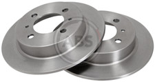 Rear Set 2x Brake Discs A.B.S. 16212 for Nissan Almera/100NX/Sunny (90-00)