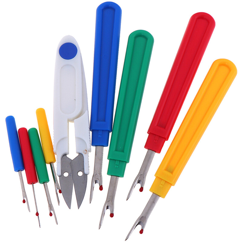 9pcs Seam Ripper Stitch Unpicker Thread Cutter DIY Sewing Cross Embroidery To*ug - Picture 4 of 12