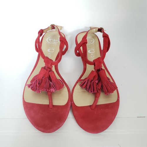 red sandals for women
