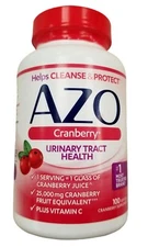 AZO Cranberry Softgels  Maximum Strength 100ct   -- NEW LOOK!