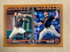 2024 Topps Update #US-271 Gold Foil Erik Miller & Nick Avila Rookie Giants /2024
