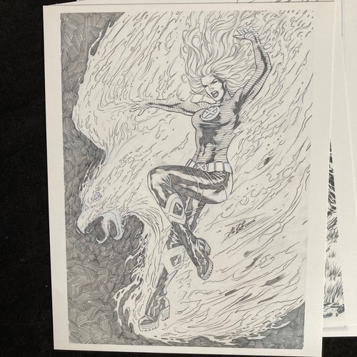 Wonder Woman, Phoenix, Medusa, 3 Prints by Al Rio, Good Girl Art, 8x10, Nude - Picture 7 of 7