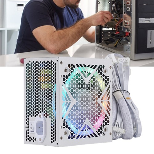 Efficient 550W Computer Power Supply With Colorful Lighting Effect For Gaming - Afbeelding 3 van 8
