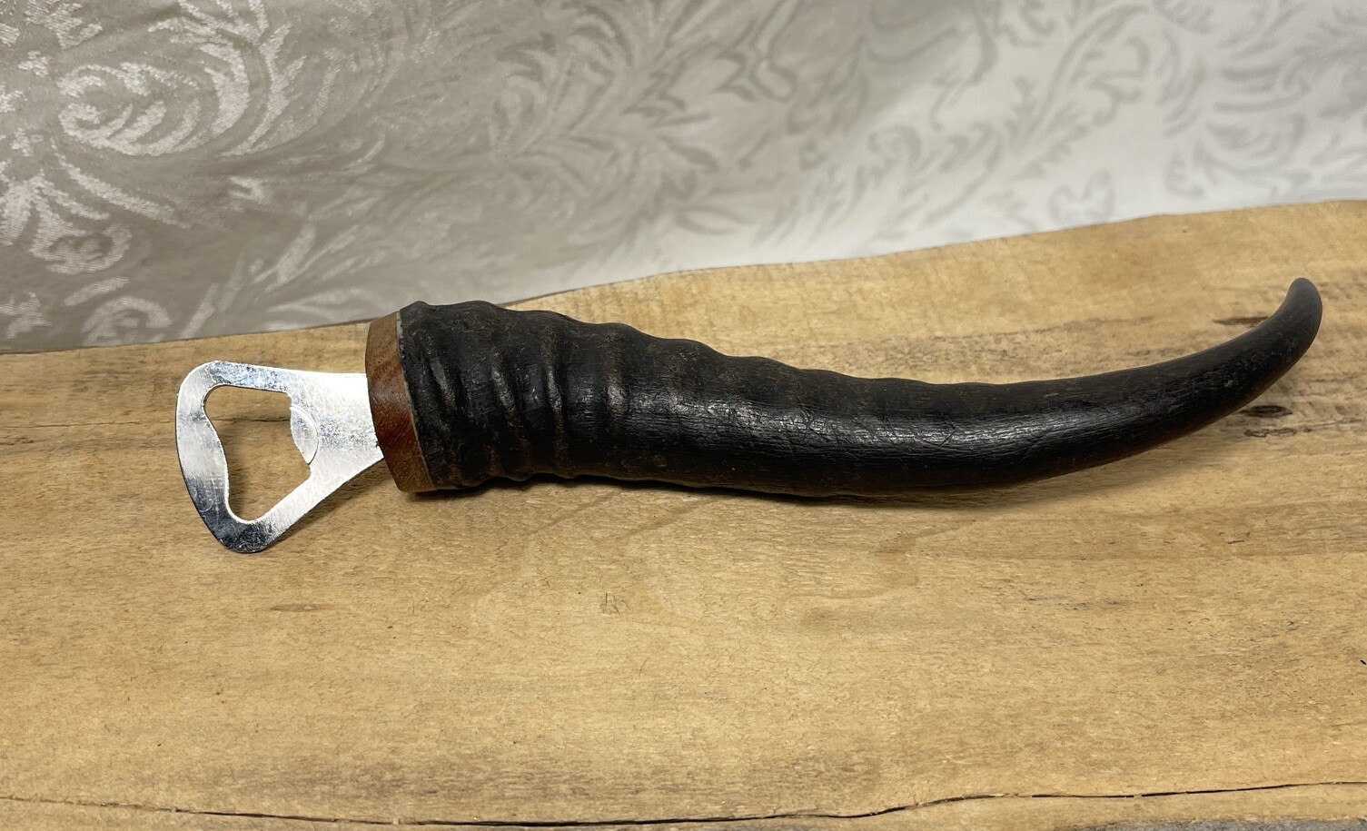 NEW Springbok Antelope Antler  Black Bottle Can Opener Unique Africa Horn Gift