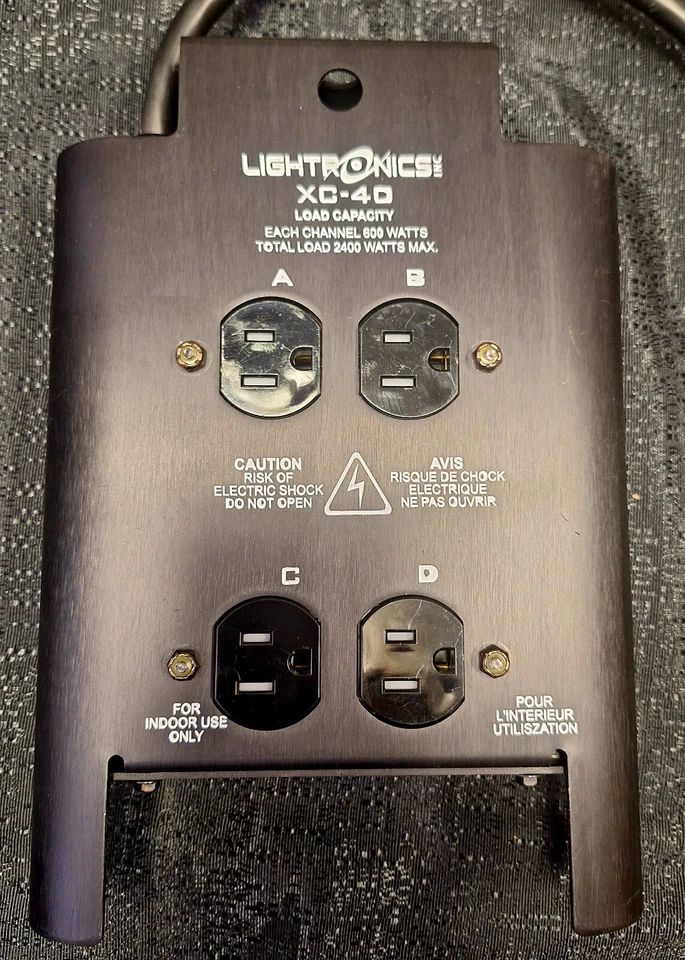 *NEW* Lightronics XC40 4 Channel 600W PRO DJ Portable Dimmer Pack DMX - Image 2 of 4