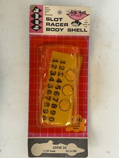 Hawk Lotus 23 Orange Tint 1/24 scale slot car body NOS