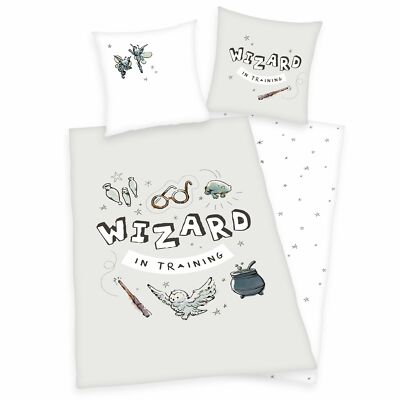  Harry Potter Wende Bettwäsche Hogwarts Wizard 2tlg 135 x 200 cm 80 x 80 cm