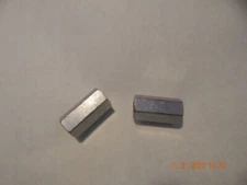 STAINLESS STEEL COUPLING NUTS. 3/4-10 , 2 IN. LONG. 18-8 , 2 PCS. NEW