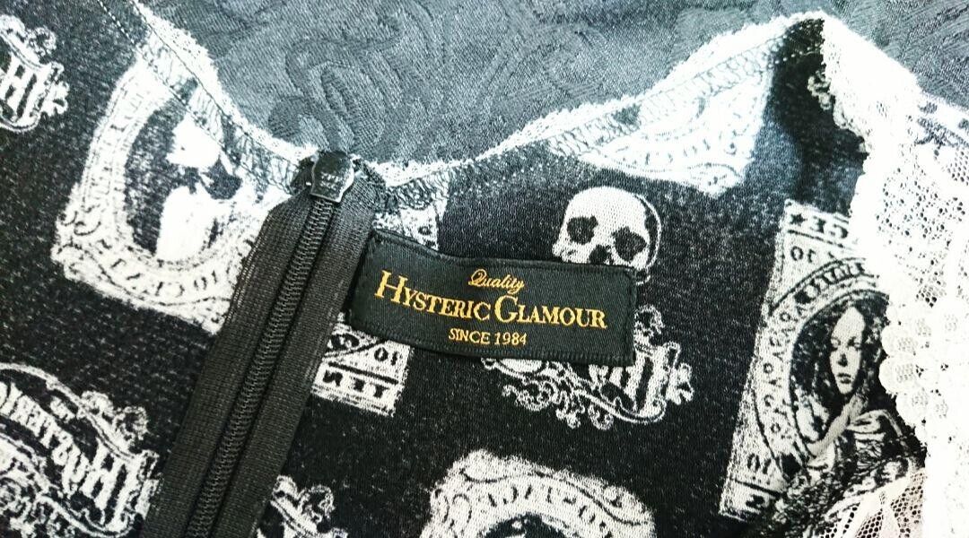 Hysteric Glamour Lace Dress Skull Figure Painting All Over Hysteric Glamour Lace Dress Skull Figure Painting All Over