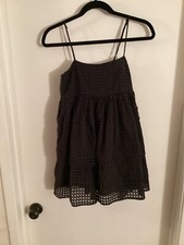 Women "Urban Outfitters" blk, spaghetti straps mini dress. Size 0. P.O.