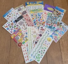 LOT 17 Pack Fish Bugs Zoo Ocean Sea Farm Animals Whales Lions Birds Stickers E