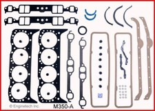 Engine Gasket Set for Chevy SBC Marine 350 5.7L 2 PC Rear Seal Engines