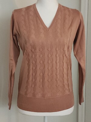 Women's Original Beston Euatoriana V neck pullover Brand new in original pkg S-M