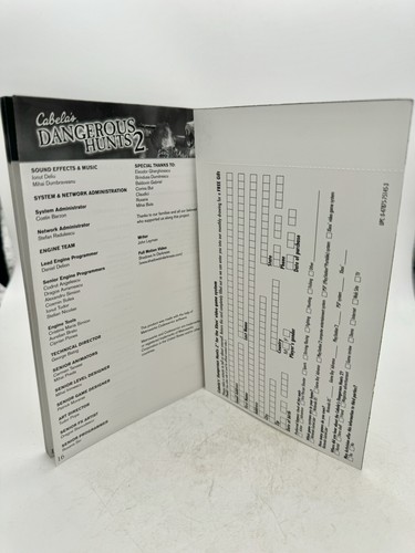 Cabela's Dangerous Hunts 2 Microsoft Xbox Complete W/Manual + Reg Card Tested - Picture 5 of 6