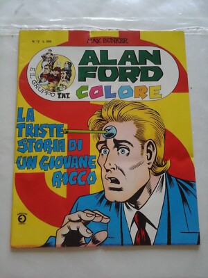 ALAN FORD COLOR - N.12 - THE SAD STORY OF A RICH YOUNG MAN - CORN EDITORIAL