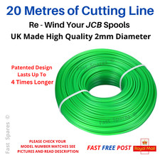 JCB PBC25F PLT25F PLT25 (M25) Strimmer Spool Line 20m x 2mm  FAST POST