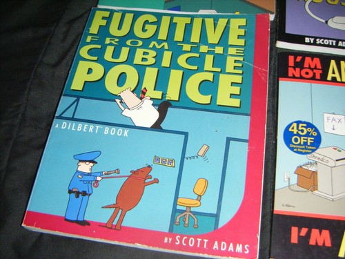 LOT OF 4 DILBERT CARTOON BOOKS Scott Adams Causal Day Gone too Far,Cubicle - Picture 5 of 6